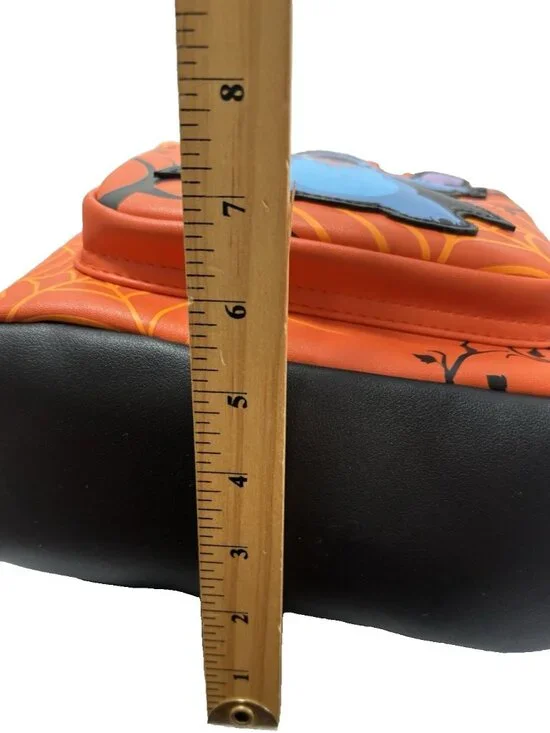 Disney Lilo & Stitch Halloween Mini Backpack Cute Spooky Trick or Treat Bag NEW - Picture 8 of 10